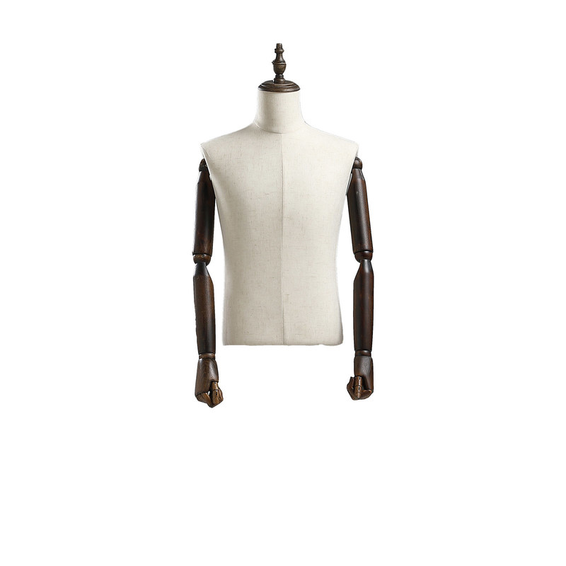 مدل خیابانی مانکن نیمه بدن مرد با منحنی طبیعی بدن برای فروشگاه های مد